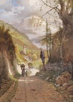 View of Ramsau near Berchtesgaden