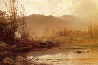 Mountain Lake in Autumn