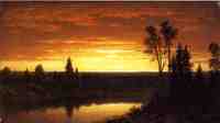 River Sunset - View of the Catskills