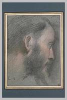 Study of a Bearded ManHead Turned Right