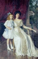 Lady Wakefield And Her Daughter