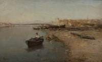 Evening in Martigues, France