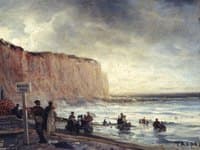 Bathing in Treport