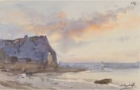 Sunset at Etretat
