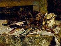 Still Life with Sardines and Sea Urchins