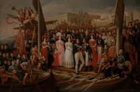 Landing of Ferdinand VII in El Puerto de Santa Maria