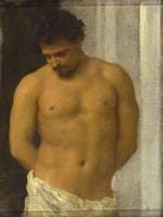 Study of Male Figure, Half-Length