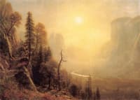 Study for "Yosemite Valley, Glacier Point Trail"