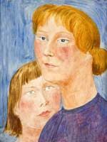 Heads of Two Women