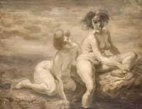 Study of Two Women Bathing