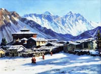 Mt. Everest from Tengboche