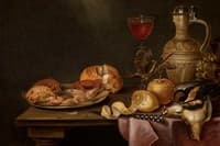 Still Life with Shrimps and Crabs on a Tin Plate