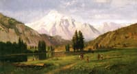 Glacial Meadow and Lake, High Sierra