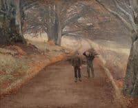 Footpath near Herlufsholm, Zealand