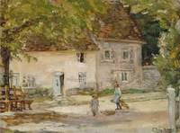 Cottage at Slindon, Sussex, opposite the Village Club