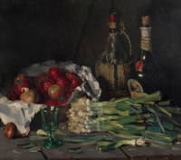 Still Life with Onions and Tomatoes