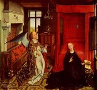 Annunciation (Central panel of the Annunciation-triptych)