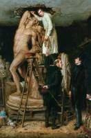 John Graham Lough in His Studio