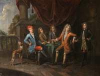 A Group of Gentlemen Drinking
