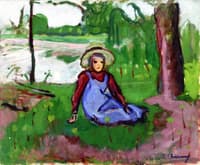 Seated Figure, Corsica
