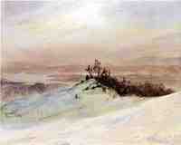 Winter on the Hudson River Near Catskill, New York