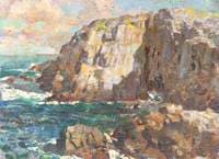 Seascape with Cliffs
