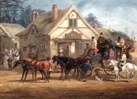 A Halted Mail Coach