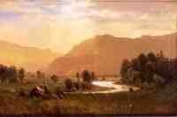 Figures in a Hudson River Landscape