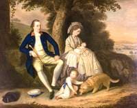 Charles Watson, Esq., and His Wife, Lady Mary, with Their Two Children, James and Anne in a Landscape