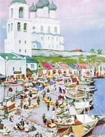Boats. Pskov