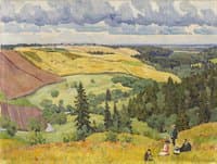 Landscape in the Novgorod Region