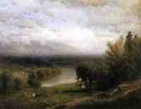 Farmhouse in a River Valley