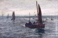 Seascape, Fishing Boats Returning