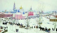 Trinity Monastery in Winter