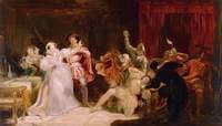 Study for 'The Murder of David Rizzio'