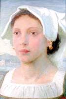 A Breton Peasant Girl