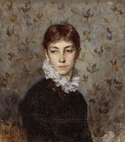 Portrait of the Artist´s Sister Miss Hilda Wiik