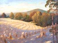 Corn Stooks, possibly Crooksbury Hill