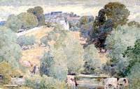 Cows Watering beneath Bradford-on-Avon