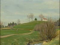 View of Xavier Chapel in Hohenweiler (Vorarlberg)