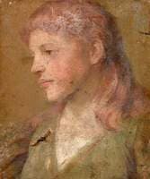Portrait of a Girl in a Green Dress