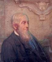 Portrait of an Elderly Man in Farnham Parish Church
