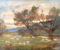 Sheep in the Meadows, Farnham
