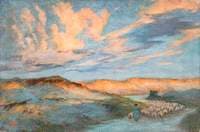 Sunset, Driving the Flock