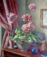 Geranium Plant (Painted from the Ground Floor of No.9 Fortfield Terrace)