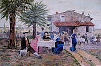 Osteria all'aperto (study)