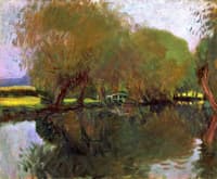 A Backwater at Calcot Near Reading
