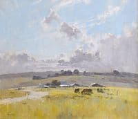 Landscape with Cattle and Farm Buildings