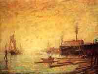 Harbor at Sunset, Moank, Connecticut