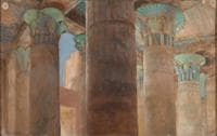 Study of the Columns in the Temple of Isis at Philae